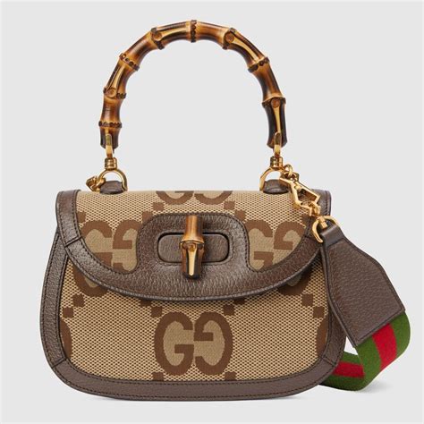 gucci bamboo nylon bag|gucci bamboo bag price.